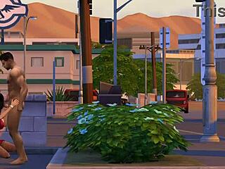 Bella Goth's Risky Public Cock Sucking Thrill