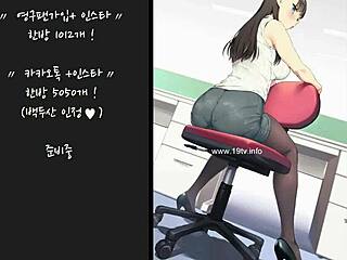 Korean girl's teasing webcam play builds to wet squirt