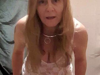 French Maid Slave Bound Outdoor with Plug Vibro Tease