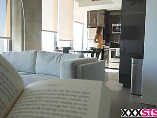 Guiding petite teen stepsis demi lopez on big cock riding lessons