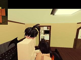 trick or treat slut gets rough doggystyle monster cock assfucking big tits creampie game