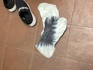 Cute pink sock freak humiliated rough by bbc!