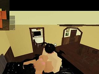 trick or treat slut gets rough doggystyle monster cock assfucking big tits creampie game