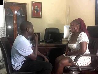 pornstar morez gets railed hard by interviewer dude's monster cock