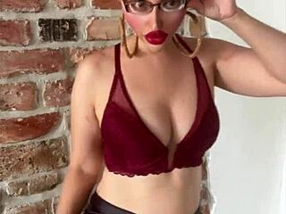 sissy doll waits for her commands