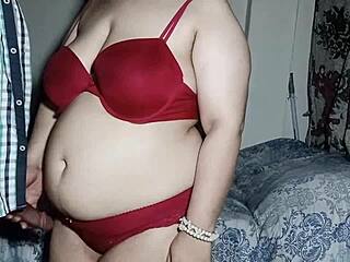 fucking my gorgeous bbw stepmom's big ass with my huge dick, dirty hindi talk...