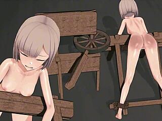 Intense ass spanking builds to raw domination and submission cravings