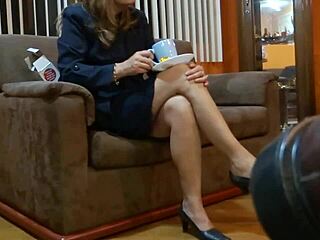 my latina wife slips into lingerie for party but sneaks back with best friend for bed fuck fest