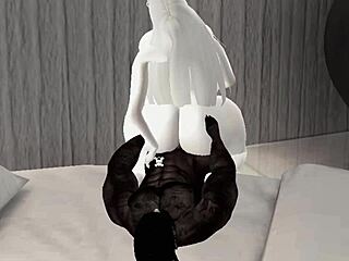 dany fadinha rides big ass tits bouncing hard in imvu fuck session