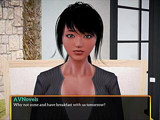 My big titted brunette makes my heart pound in this game