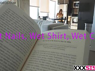 Guiding petite teen stepsis demi lopez on big cock riding lessons