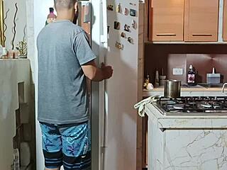 Stepfather Leaves Son Alone with Horny Stepmom Fucks Her Multiple Times Spanish