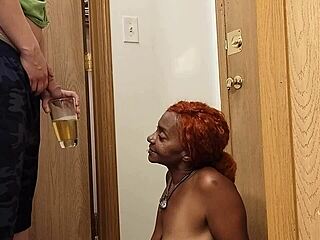 yellow belly rachelle newmuis gulps piss like the humiliated toilet whore she is