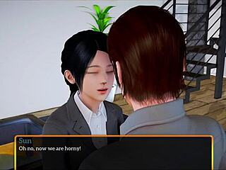 My big titted brunette makes my heart pound in this game