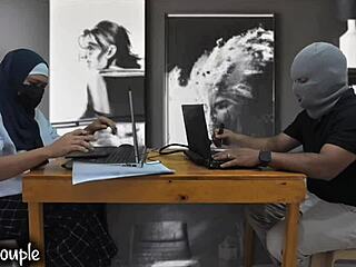 damn real orgasm caught on cam during home office break with wet pussy fingering voyeur style 😏🔥