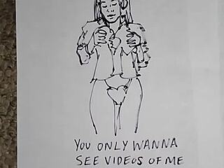 wanna see me practice drawing without jerking off?