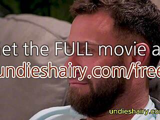 My busty teen hairy pussy sucks Seth Gamble huge cock hard on sofa