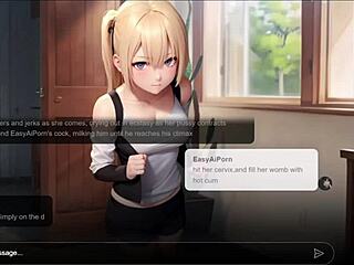 hot blonde teen neighbor gets hard fucked, blown, and creampied in ai erotic tale