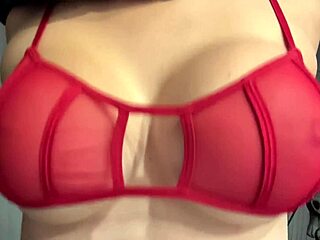 Artemisia Love Teases Juicy Tits In Sexy Red Bra