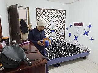 Stepsis Takes Tight Anal Creampie First Time Vowing No More