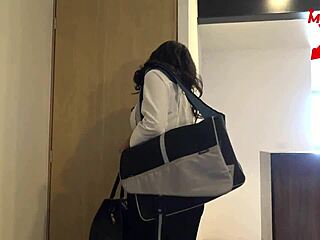 Brunette Arab Takes Big Cock Doggystyle Pounding Ending in Messy Facial Cumshot Creampie