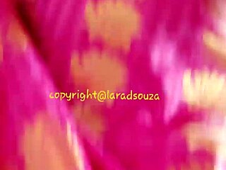 Indian crossdresser lara dsouza teases in saree for shemale anal bdsm blowjob passion