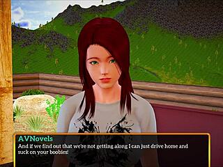 redhead teen big ass tits in erotic homemade family game play