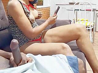 Madrastra's Wet Pussy Craves My Monster Cock On Beach