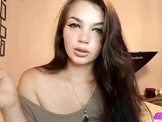 Xo Bunny Brunette Latina Smokes and Blows in Your Face While Teasing Big Tits