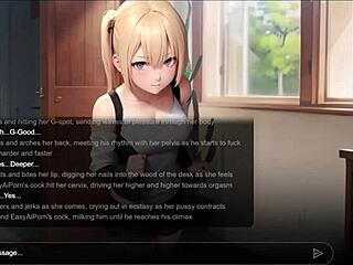 hot blonde teen neighbor gets hard fucked, blown, and creampied in ai erotic tale