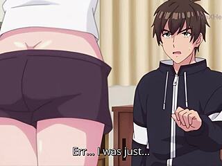 stepbro catches hentai teen fingering wet pussy but she moans to orgasm nonstop