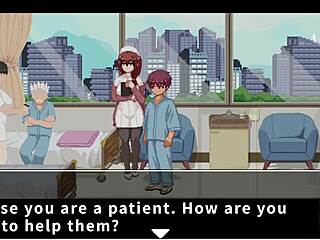 hospital crossdresser seduces with machine-fucked hentai action