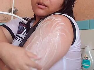 Mofozo horny big tits amateur takes rough facial from daddy