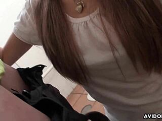 michiru the japanese cock teaser gets pounded uncensored after teasing balls and pussy