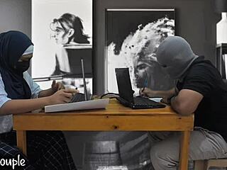 damn real orgasm caught on cam during home office break with wet pussy fingering voyeur style 😏🔥