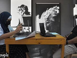 damn real orgasm caught on cam during home office break with wet pussy fingering voyeur style 😏🔥