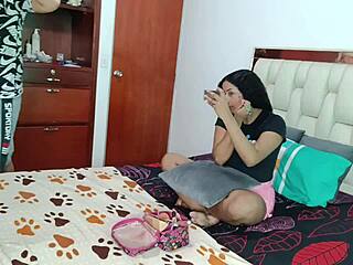 pervy hermanastro rams latina hermanastra's wet brunette pussy