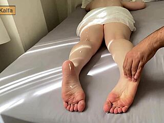 horny stepmom fucked deep after oily massage