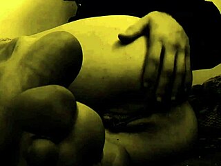 feeling that deep erotic shiver from hairy pussy dildo play wet solo