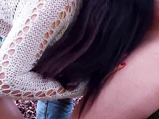 How hot is Indian couple fucking outside in park?