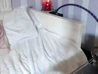 Maxine X in red lingerie gets super horny licking wet pussy till squirting orgasm! 😍💦👅