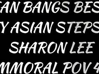 hey check out mistress sharon lee's curvy tits riding cock pov