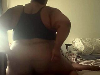 damn pregnant bbw babe rides bbc cowgirl to shake her big tits