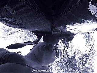 imagine her deepthroating that monster cock outdoors till cum explodes