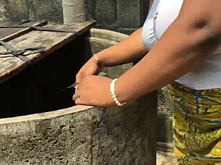 alpha baddie with fat ass gets fucked outdoors by wellspring