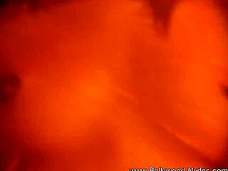 a romantic brunette indian girlfriend shares intimate solo moments