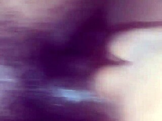 Chubby Ebony Pussy Overflowing With Thick Creampie