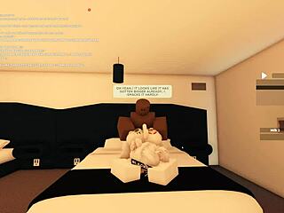 roblox slut rides big black monster cock rough anal creampie drip