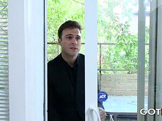 tight milf mum ravaged hard by two big cocks in threesome