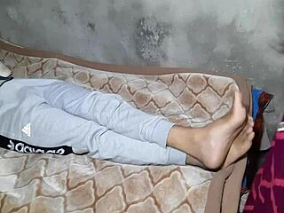 Indian jija sali sneak HARD SEX at home she rides his cock in hindi quickie